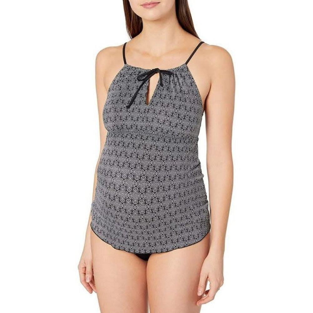 Prego Swimwear Maternity Daisy Dot 2-piece Bumpkini / Tankini Black / White Sz M
